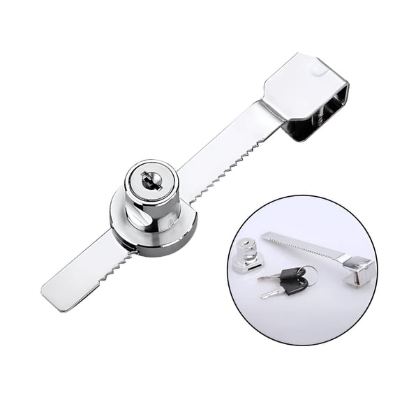 TALENO Quick and Easy Installation Sliding Glass Cabinet Lock for Extra Security