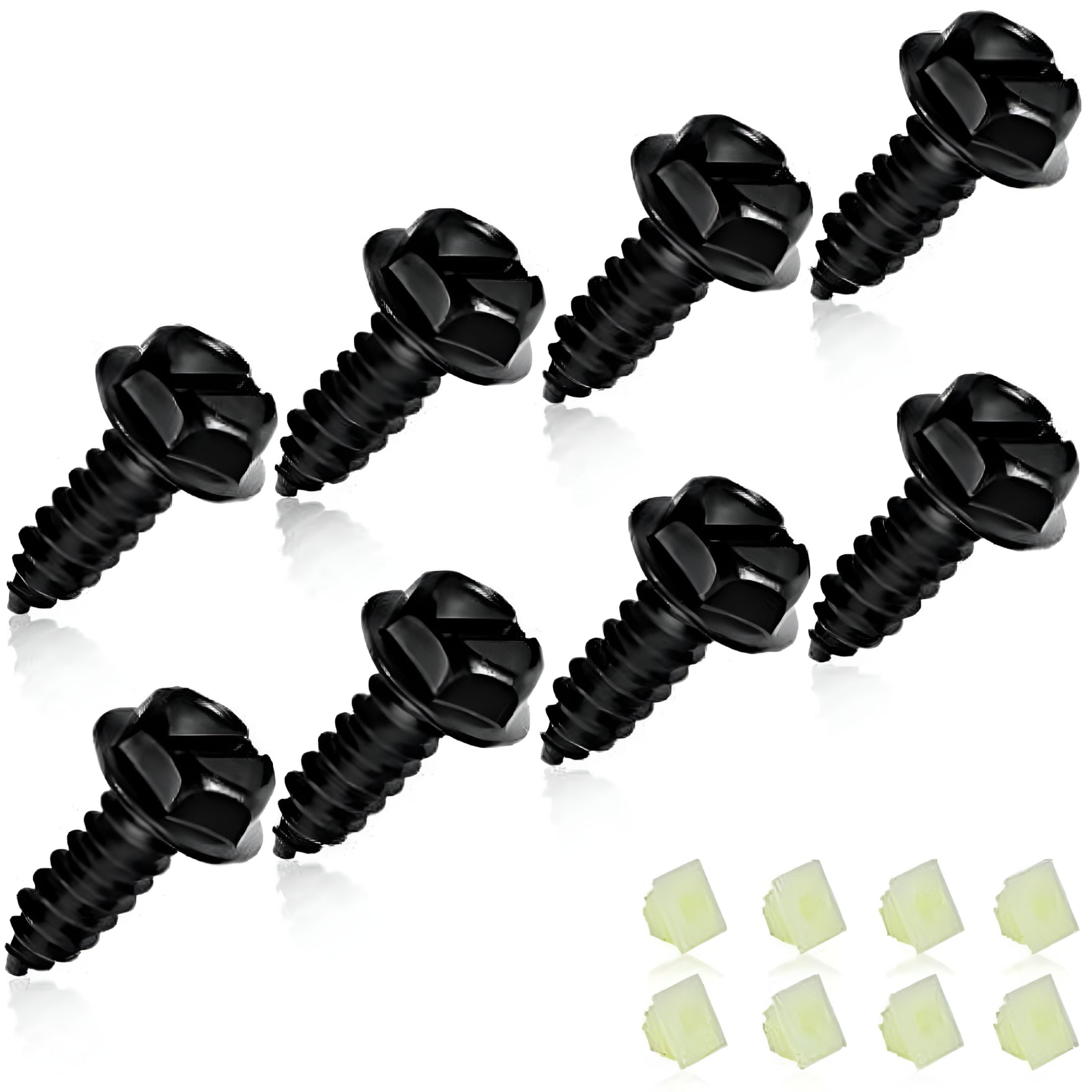 TALENO Universal License Plate Screws for Fastening License Plates
