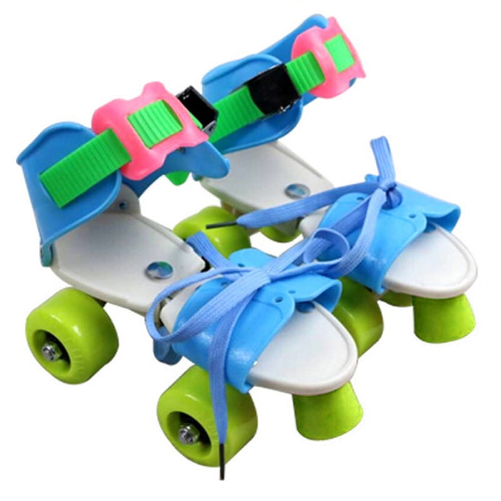 TALENT Adjustable Children Roller Skates Double Row 4 Wheels Skating