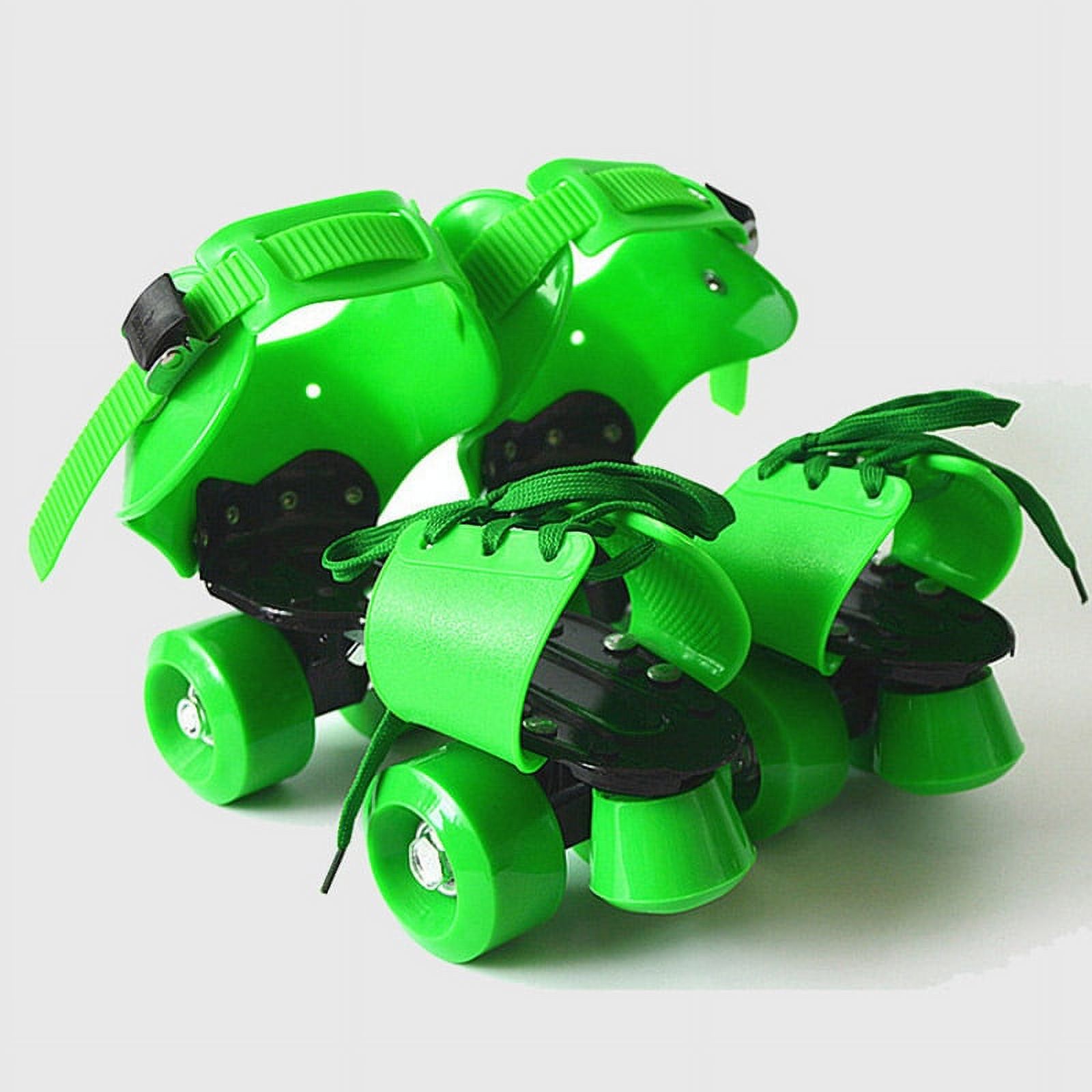 TALENT Adjustable Children Roller Skates Double Row 4 Wheels Skating