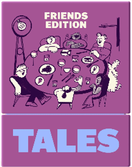 TALES Conversation Cards, Friends Edition 150 Count, Fun Friend Games for Adults, Teens, Kids