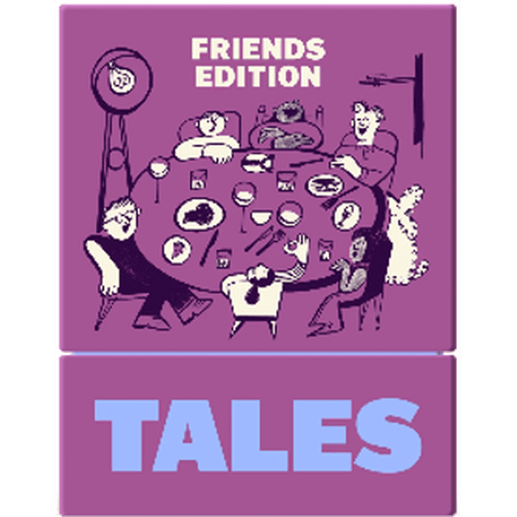 TALES Conversation Cards, Friends Edition 150 Count, Fun Friend Games for Adults, Teens, Kids