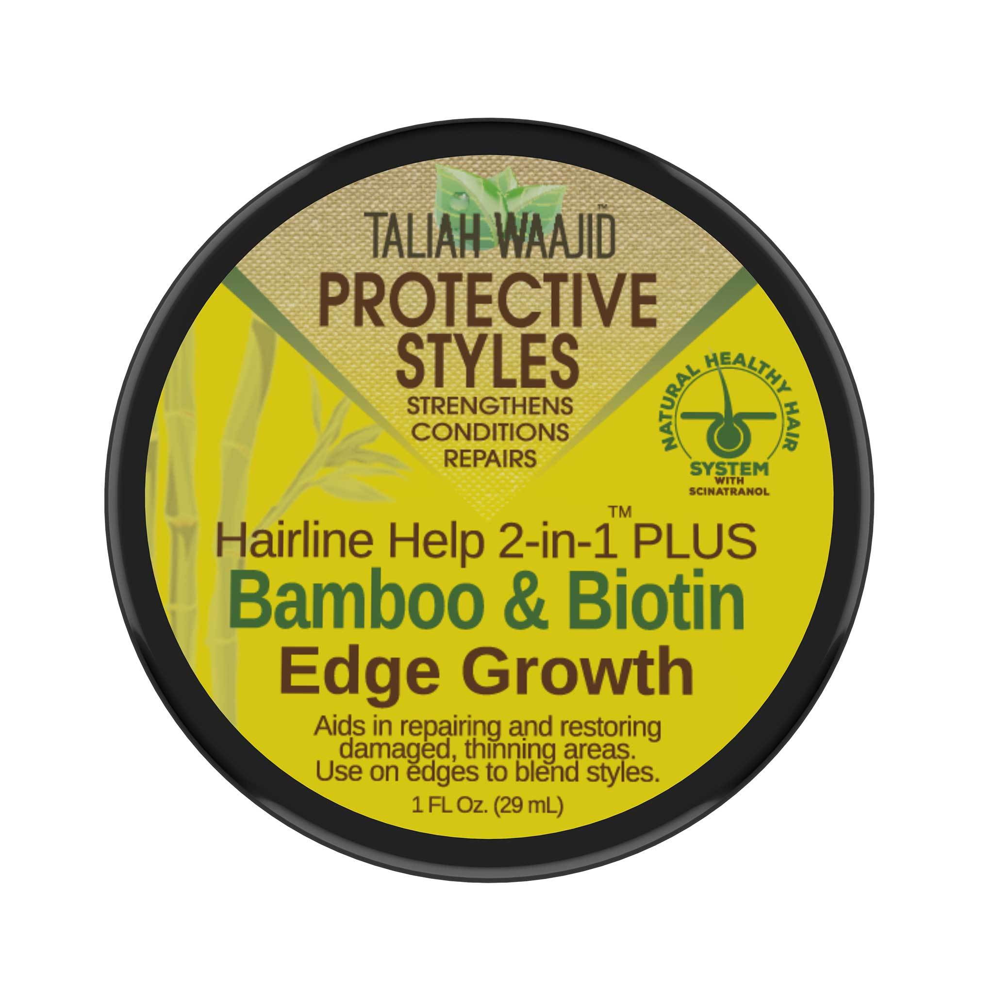 TALIAH WAAJID - Hairline Help 2-In-1 Plus Bamboo And Biotin Edge Grow 1 Oz. * BEAUTY TALK LA *