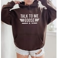 thumbnail image 1 of TALK TO ME GOOSE Graphic Unisex Fleece Hooded Sweatshirt, 1 of 7