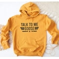 thumbnail image 1 of TALK TO ME GOOSE Graphic Unisex Fleece Hooded Sweatshirt, 1 of 8