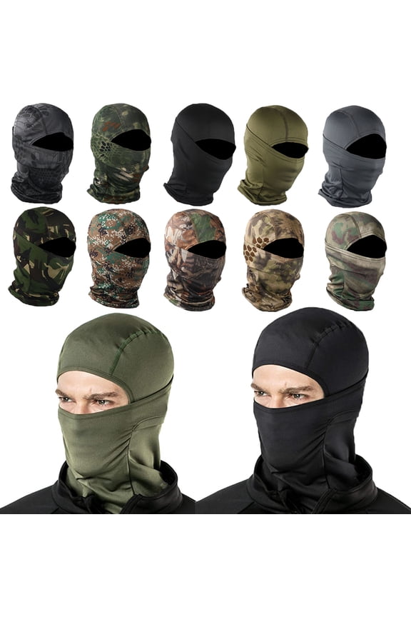 TALKVE Unisex UV Protection Full Face Covering Balaclava
