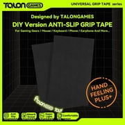 TALONGAMES DIY Universal Grip Tape Handmade stickers for Gaming Mouse,Wireless Handle Anti-Slip Tape Black, 5.9In x 3.54In 2Sets
