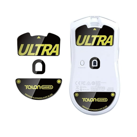 TALONGAMES Glass Mouse Feet for Viper V3 Pro Wireless Mouse, Black, New, 1 Count, 1 Pack