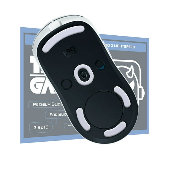 TALONGAMES Mouse Feet Skates For Logitech GPRO 2 Lightspeed Wireless Gaming Mouse, Gray, 2Sets