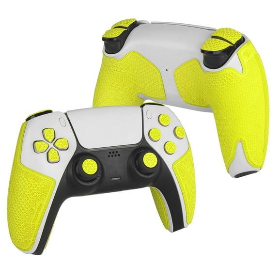 TALONGAMES Wireless Game Controller Grip Tape Ultra Version for PlayStation 5 DualSense, Yellow