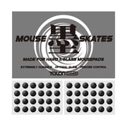 TALONGAMESMouse Skates UHMW-PE 48 Dots Universal for Hard Mousepads,6mm,High Durability,Low Noise,Smooth Glide & Precise Control, Black