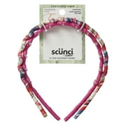 Scunci x Tamera Mowry Housley Wide-Tooth Comb Headbands, Multicolor, 2 Count
