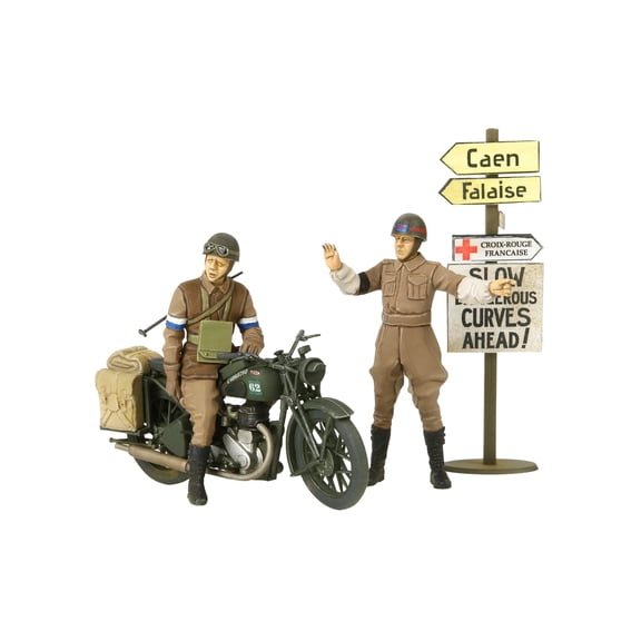 TAM35316 - 1/35 Tamiya British BSA M20 Motorcycle w/Rider & MP