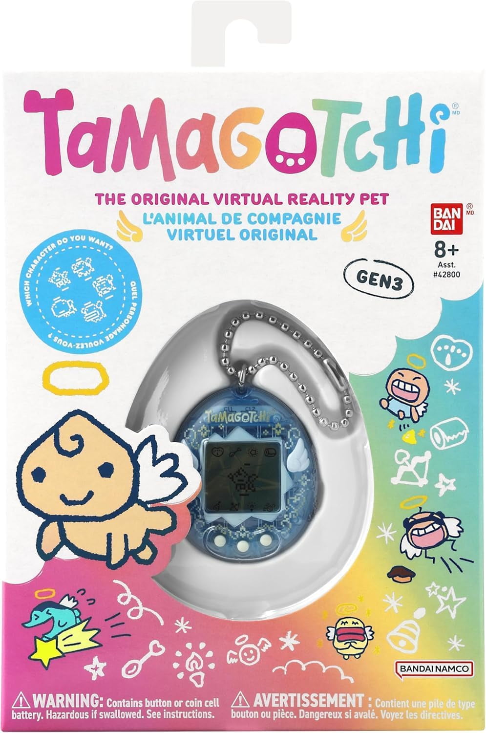 TAMAGOTCHI Bandai Original ANGEL SKY Digital Pet The Original Electronic Pet