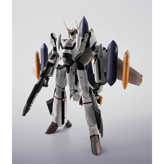 TAMASHII Macross VF-0S Phoenix (Roy Focker) QF-2200D-B Ghost Hi-Metal R
