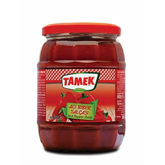 TAMEK HOT PEPPER PASTE IN JAR KKS1- TAMEK KAVANOZDA ACI BIBER SALCASI - 680 G / 25.34 OZ NET