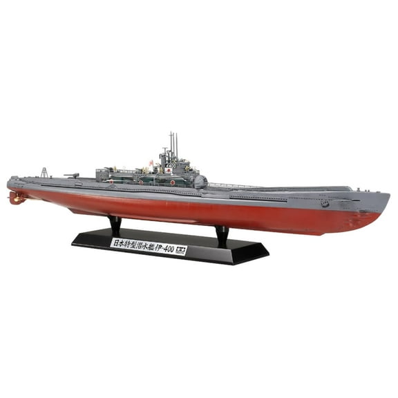 TAMIYA 25426 1:350 JPN Submarine I-400 Spec. Ed. 50Year Model Building Plastic Kit, Crafts, Hob