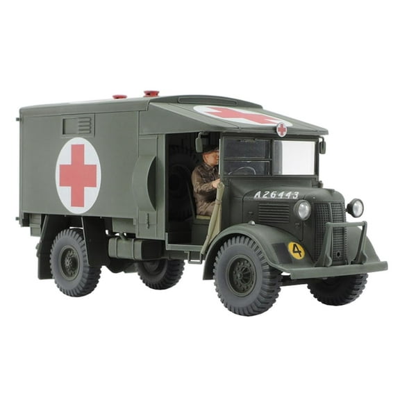 TAMIYA 32605 1:48 Brit. 2 tons. 4 x 2 Ambulance, Plastic, Military kit, Standing Model Building