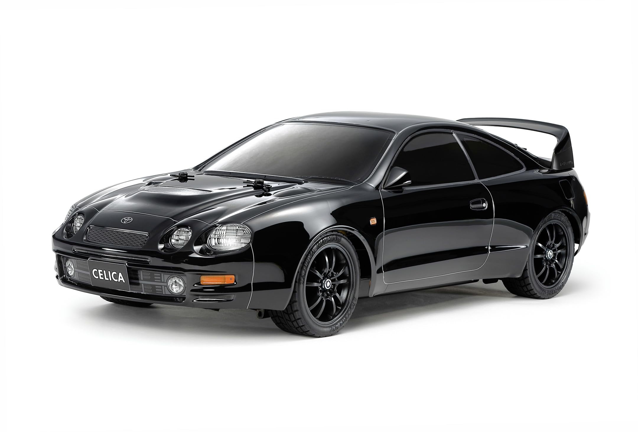 TAMIYA 47510 1:10 RC Toyota Celica GT-Four ST205 Black TT-02 Remote Control Car, Vehicle, Model