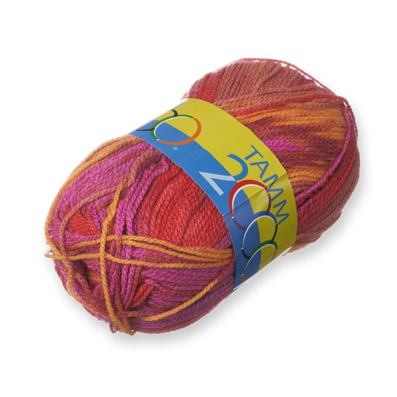 TAMM 2000 [100grs] by TAMM - Soft Yarn for Baby Clothes and Warm Blankets - Color: Fruit Punch 618