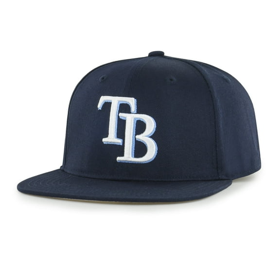 MLB Tampa Bay Rays Primary Team Color Flat Bill Snap Back Hat