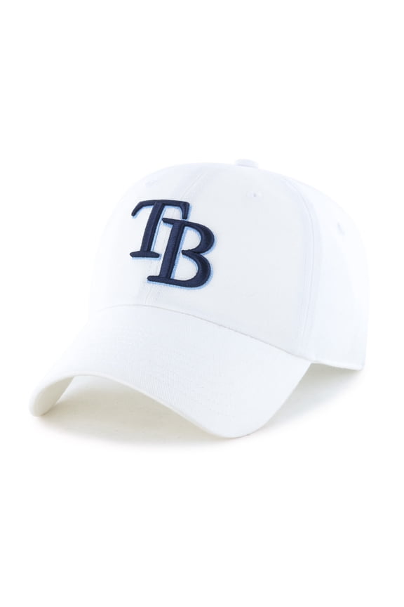 MLB Tampa Bay Rays Clean Up White Adjustable Hat