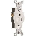 thumbnail image 1 of PREFERRED INDUSTRIES TAMPER RESISTANT SINGLE RECEPTACLE, COMMERCIAL GRADE, NEMA 5-15R, 125 VOLT, 15, 1 of 1