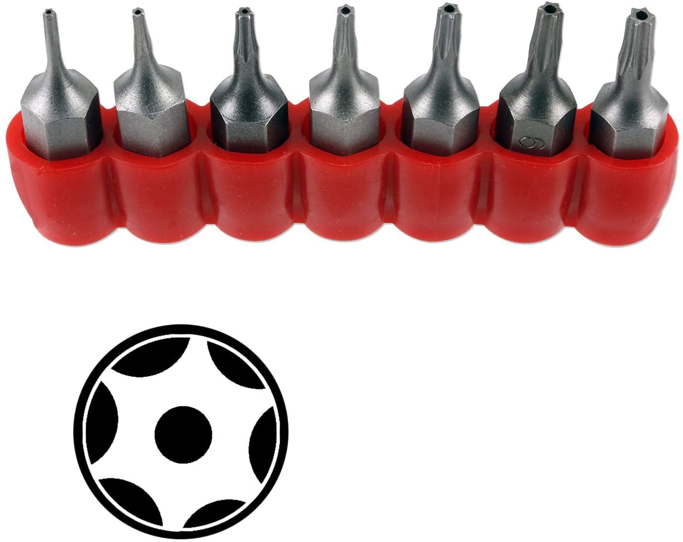 TAMPER STAR BIT SET 7 PIECES TAIB0742
