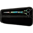 thumbnail image 1 of TAMSCO 10.5-Inch Classic Grooming Shear Plasma Coated Semi-Convex Edge Japanese Stainless Steel Classic Design Plasma Coated Removable Finger Rest, 1 of 5
