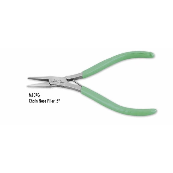 TAMSCO Green line Chain Nose Plier, 5"