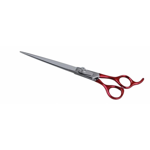 TAMSCO Ultra Slim Red Handle with Finger Rest Diamond Shears, 8.25 Inch, 0.8 Ounce