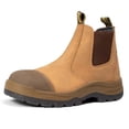 thumbnail image 1 of TAN802 6" Soft Toe Pull On Mens Work Boots, Lightweight Water Resistant Anti-Puncture Oil Resistant Chelsea Work Shoes, 1 of 8