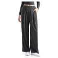 thumbnail image 1 of TANBOM Harem Pants Loose Casual Pants Sports Home Comfortable Wide Leg Pants Straight Leg Women'S Pants Grey M, 1 of 1