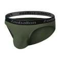 thumbnail image 1 of TANBOM Men's Backless Briefs Modal Cotton Underwear Green S 1-Pack, 1 of 1