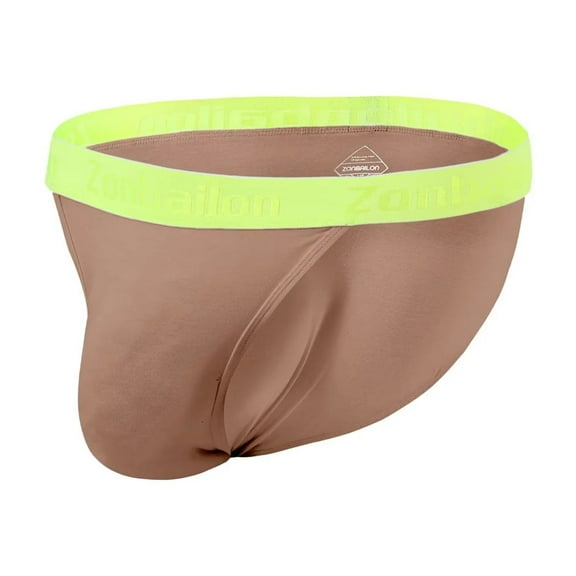 TANBOM Men's Bulge Enhancing Briefs Bamboo Viscose Underwear Coffee XXL 1-Pack