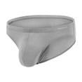 thumbnail image 1 of TANBOM Men's Bulge Enhancing Briefs Bamboo Viscose Underwear Gray M 1-Pack, 1 of 1