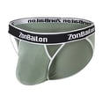 thumbnail image 1 of TANBOM Men's Bulge Enhancing Briefs Bamboo Viscose Underwear Green M 1-Pack, 1 of 1
