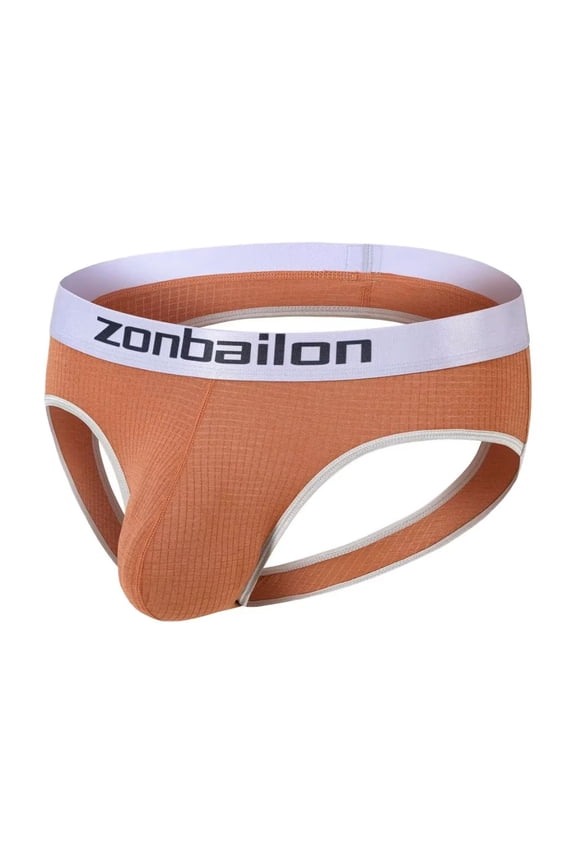 Men's Triangle Nylon Contoured Pouch Underwear, Latte, 1-Pack, XL