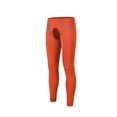 thumbnail image 1 of TANBOM Men's Nylon Thermal Pants Comfortable Open Crotch Warm Elasticity Breathability Stylish Colors Orange XL, 1 of 9