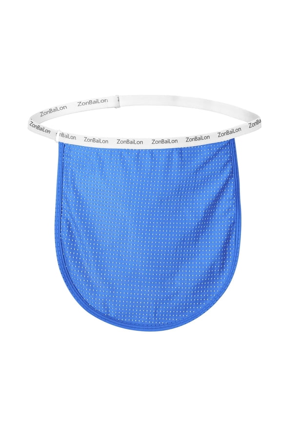 Men's Nylon Thong Underwear 47cm Adjustable Buckle Tagless One Size Fits Comfort Design Bright Blue One Size