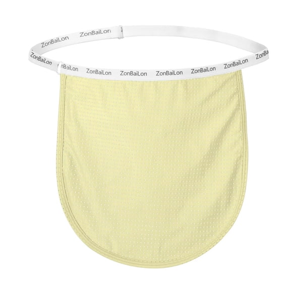 TANBOM Men's Nylon Thong Underwear 47cm Adjustable Buckle Tagless One Size Fits Comfort Design Yellowish One Size