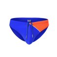 thumbnail image 1 of TANBOM Men's Polyamide Sexy Drawstring Triangle Swim Trunks Lightweight Comfortable Blue XL, 1 of 5