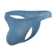 thumbnail image 1 of TANBOM Men's Sexy Bulge Pouch Thong Underwear Tagless Comfortable Breathable Azure XXL, 1 of 6
