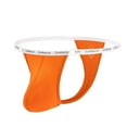 thumbnail image 1 of TANBOM Men's Sexy T-Back Thong Underwear 47cm Adjustable Buckle Tagless One Size Fits Comfort Design Orange Red One Size, 1 of 1