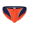 thumbnail image 1 of TANBOM Men's Sexy Triangle Swim Trunks Adjustable Drawstring Polyamide Comfortable Fit Orange 2XL, 1 of 1