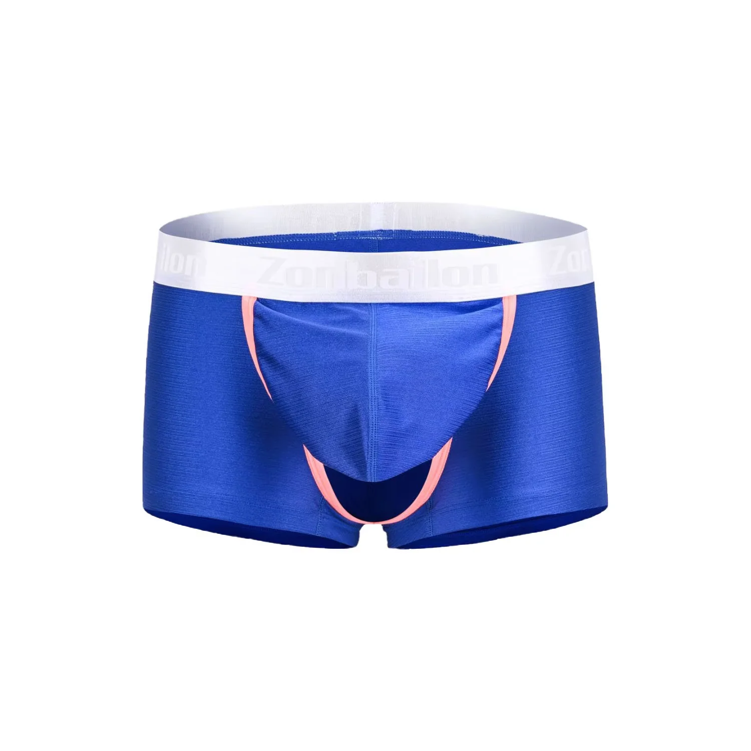Skin Boxer TANBOM Men's Soft Skin Boxer Briefs Nylon Underwear Blue M 1-Pack ...