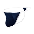 thumbnail image 1 of TANBOM Men's Thong Bulge Pouch Lightweight Breathable Tagless Design Comfortable G-Strings Indigo M, 1 of 1