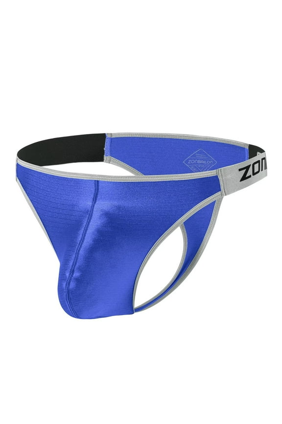 Mens Sexy Bulge Enhancing Underwear Lightweight Breathable Thong Blue XL