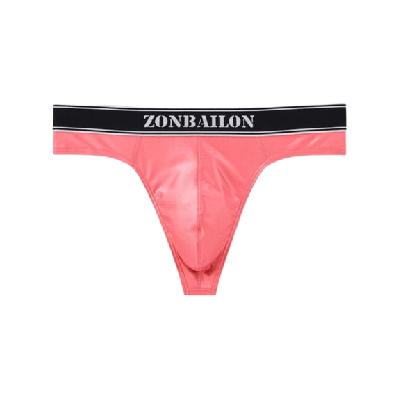 TANBOM Men's Stretchy Breathable Contoured Pouch Underwear Red 1-Pack L