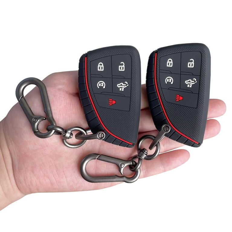 TANDRIVE Key Fob Cover for 2022 2023 Chevy Silverado 1500 GMC